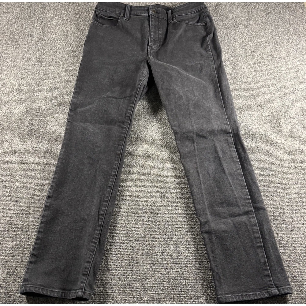 Talbots Jeans Women 8P Black Flawless High-Waist Straight-Leg Stretch Denim